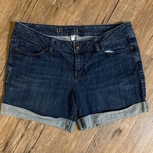 LC Lauren Conrad Dark Blue Jean Shorts